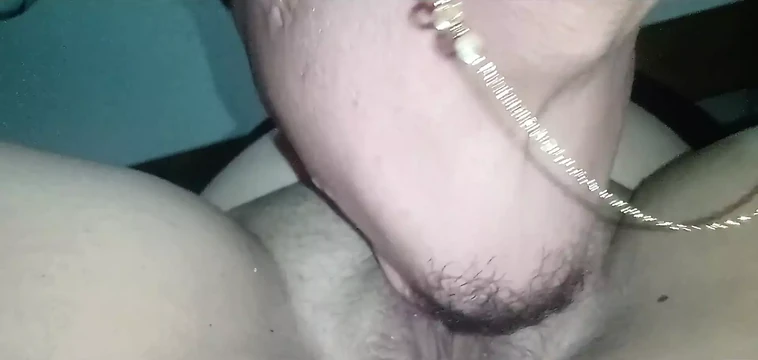 Sucking the wife's wet pussy and ass moaning well bitch