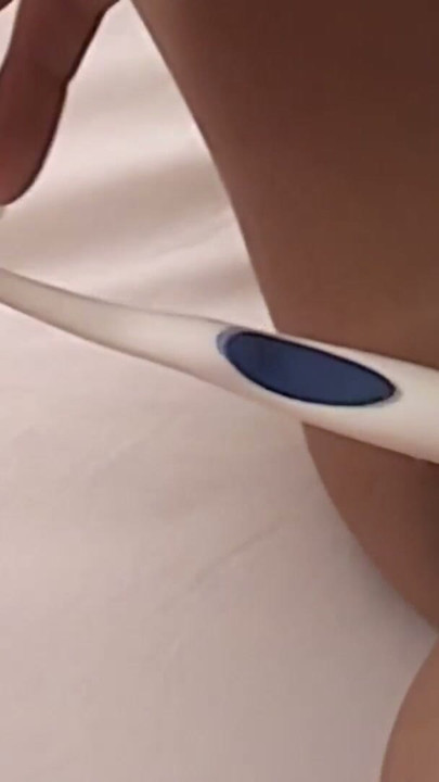 Mom would be proud to know that she uses her toothbrush often, wouldn't she! hot teen slut sticks this thing everywhere! | Clip 3