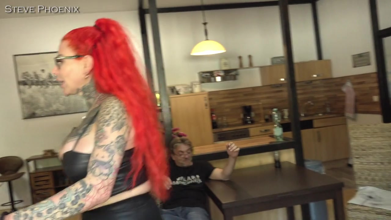 Extremely hard fuck training of tenant slut