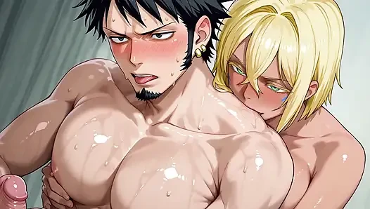 Law (OP) x Halibel (Bleach)