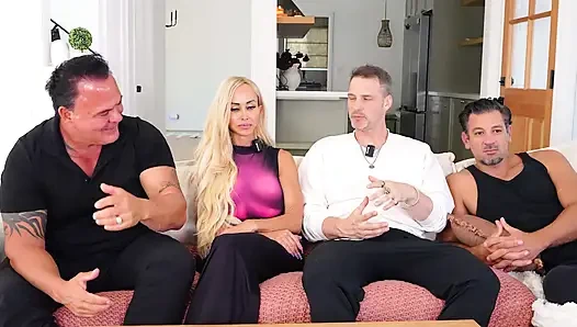 Zinde orta yaşlı seksi kadın jewel jade oyun podcast'i grup sekse dönüşüyor