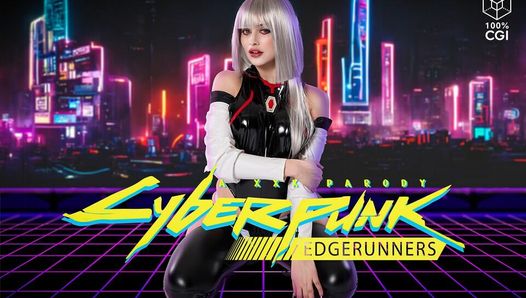 Vrcosplayx - cycata Jewelz Blu jako Cyberpunk Lucy rucha się z Edgerunnerem - VR Porn