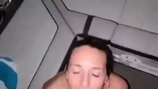 Facial on a boat