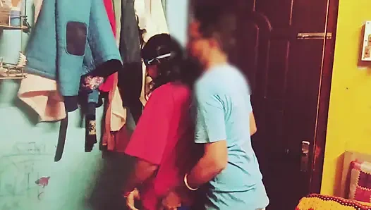 Playing with  wife simran