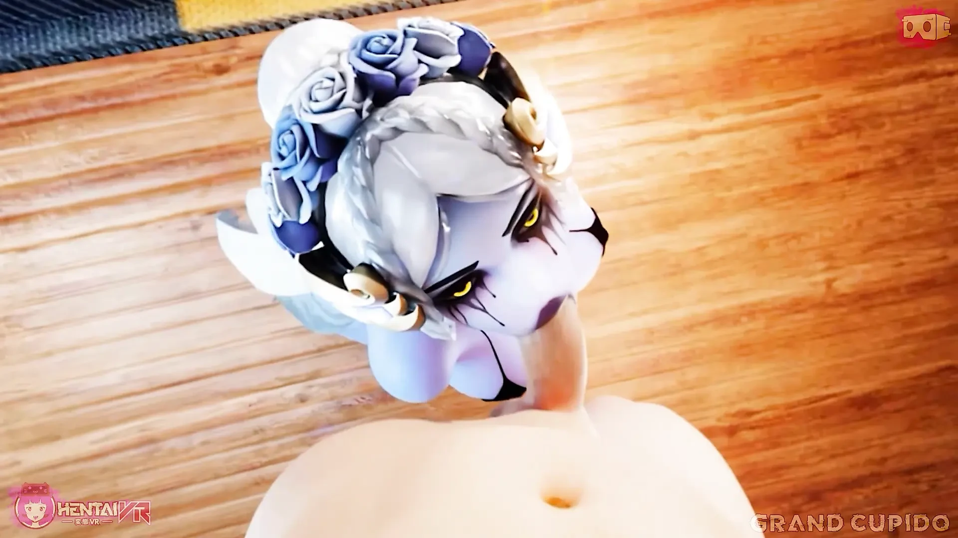 Widowmaker gırtlağına kadar sikişiyor