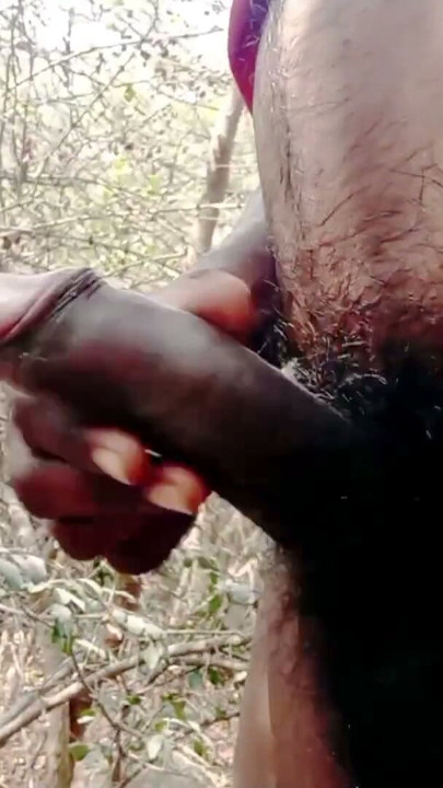 Rajesh Playboy 993 Outdoor Masturbation Big Cock and Cumming. Outside Jerking Off Dick | Clip 1