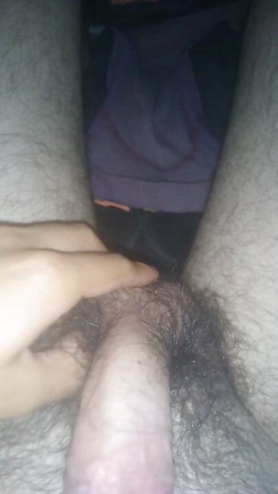 Look how he hit my penis on my thighs