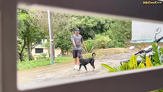 That's how I work with the dog walker.