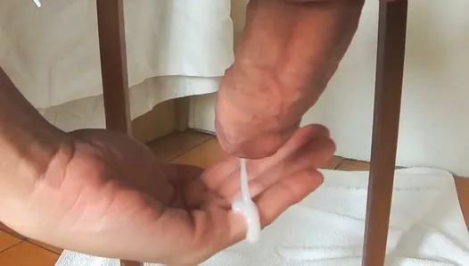 Who asked for a cum dispenser? Rubbing and cumming on my hand