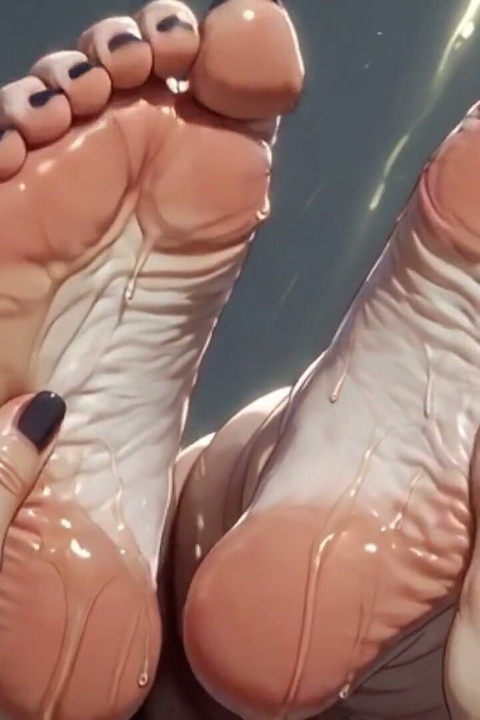 Ssbbw yağlı ayak masajı yakın çekim - büyük güzel ayaklar ve ayak parmakları