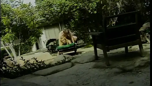 Klassische blonde milf im freien hart genagelt