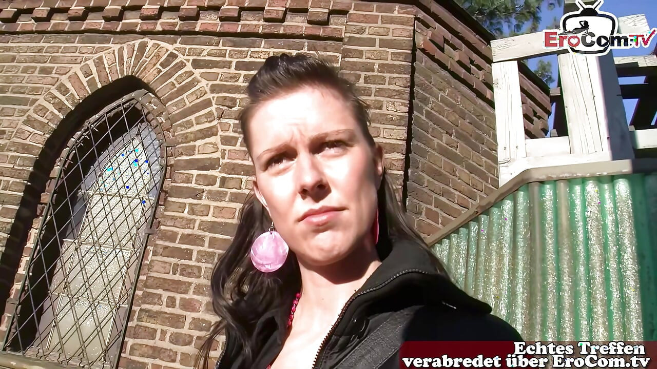 German Milf Picked up on Street for first Masturbation Casting