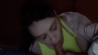 Wife sucking dick