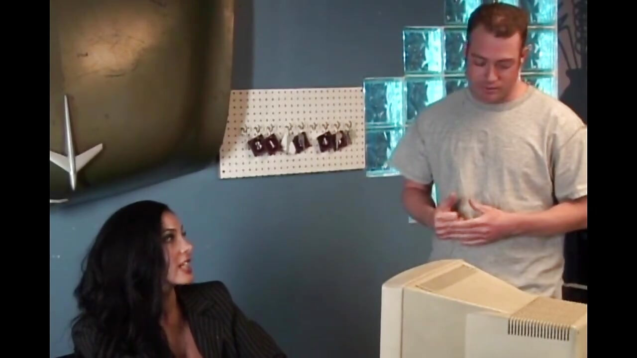 Two big giant cocks for a sexy brunette in search of pleasure