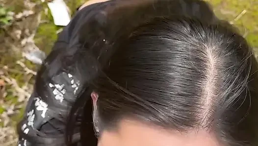 I sucked my friend off on my morning walk and swallowed cum