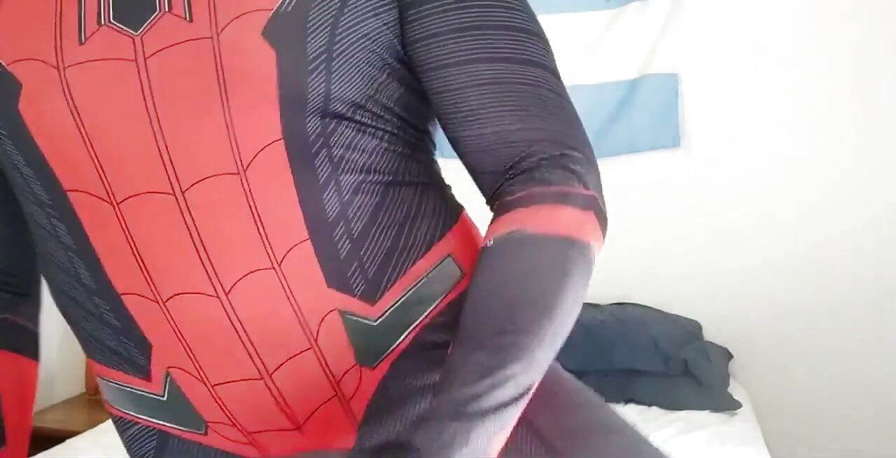 Spiderman long all the cum!