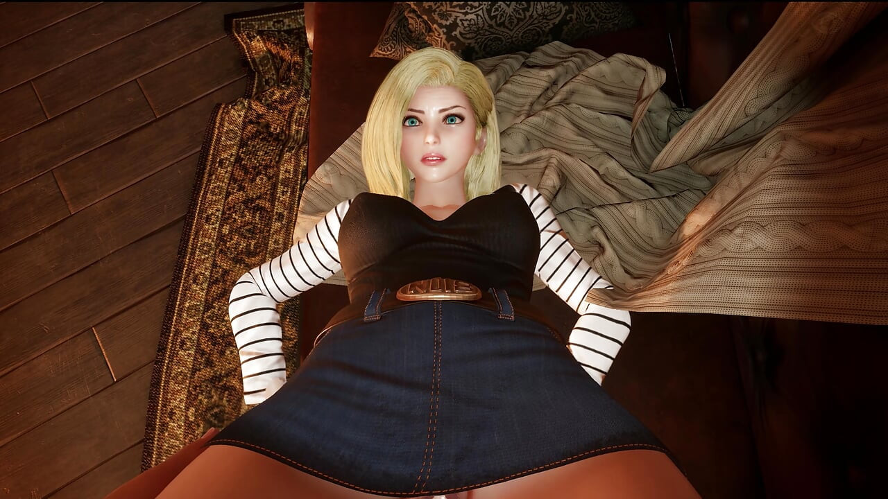 Android 18 a Dragonballból keményen megbaszva