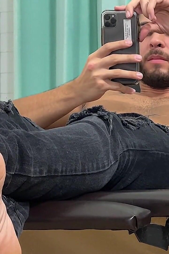 Peaking on Nathaniel's Socks & Feet