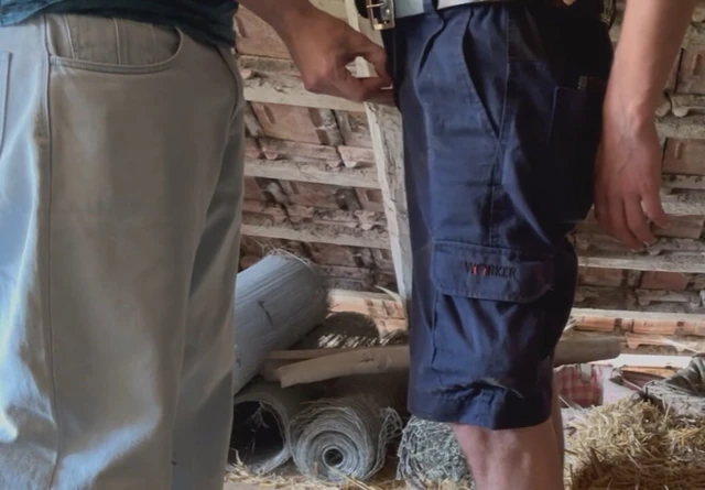 Straight Married Farmer Fucks My Face In His Barn And Cums on My Face