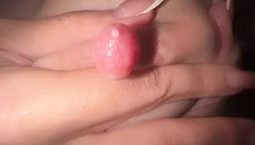 Close up breastfeeding and armpit fetish