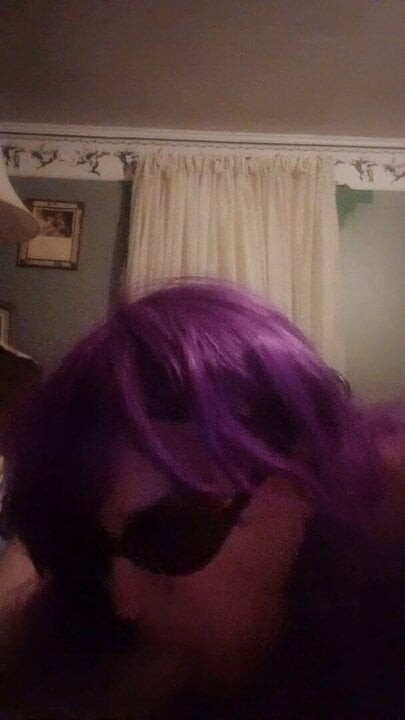 Sucking cock and swallowing more cum.