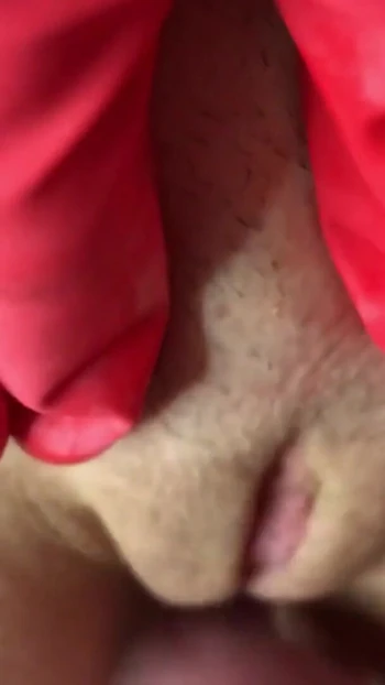 Stunning moment from "My wife loves to wear sperm in panties while cleaning"