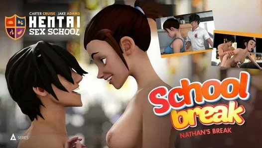 Adult time, école de sexe hentai - rivalité entre frères et sœurs