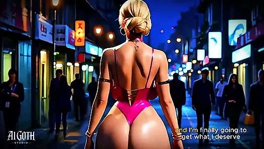 Verzweifelte blonde tussi nimmt riesigen ORC-SCHWANz in The woods - 4K AI-fantasie