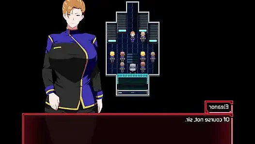 Petugas wanita solgante dengan baju besi pengen banget nyepong kontol besar pria tua bdsm sampai telan sperma