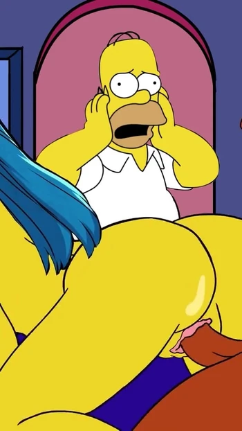 Powerful moment from "Homer finds his wife Marge being unfaithful to her friend"