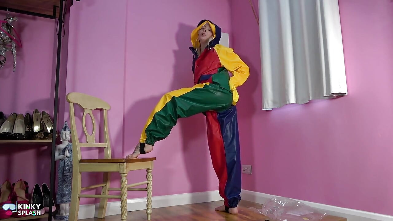 Farmerrain Pvc Rainwear Jacket Unboxing & Full Fetish Dress up