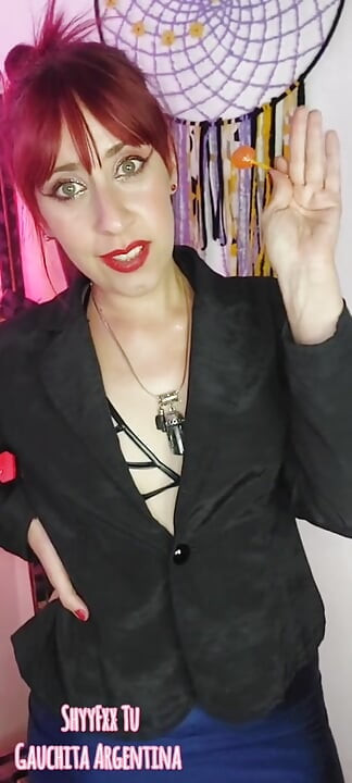 Shyyfxx Your Bossy Boss Jerks Out with a Lollipop and Forces You to Lick Her Pussy Humiliation