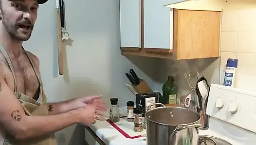 Cum Cooked 3 Leek Chili with Oil Handjob