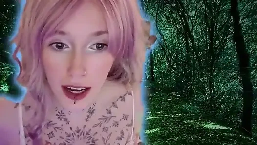 Giantess V0Re фантазия от первого лица, фея великанша поглощает высококальную человеческую добычу - выпуклость горла глотает и соблазняет!