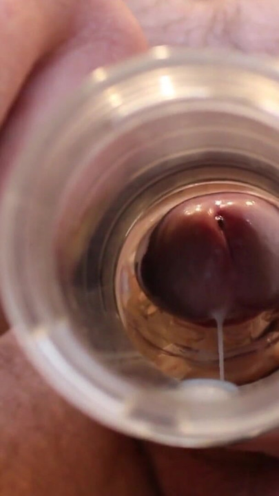 Cumming in my flesh light twice (internal and rear view) | Clip 1