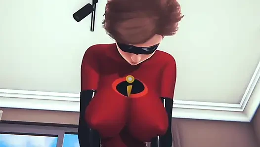 Elastigirl reitet