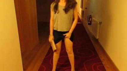 Back to the hotel room after the birthday dinner