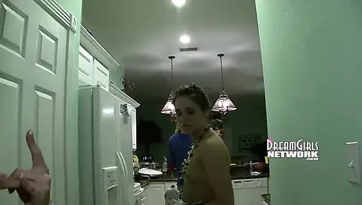Beach house party girls