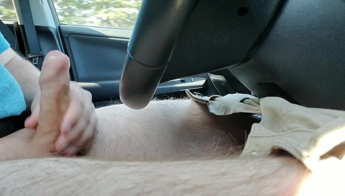 Cum on the road