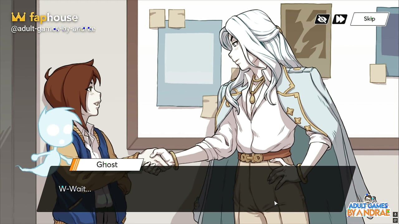 Femboy Ghost Gameplay Part 1 - Discreet Masturbation at Work