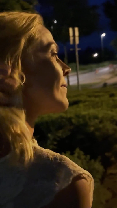 Crazy!! Blonde Babe Fucked in Public After Date!!