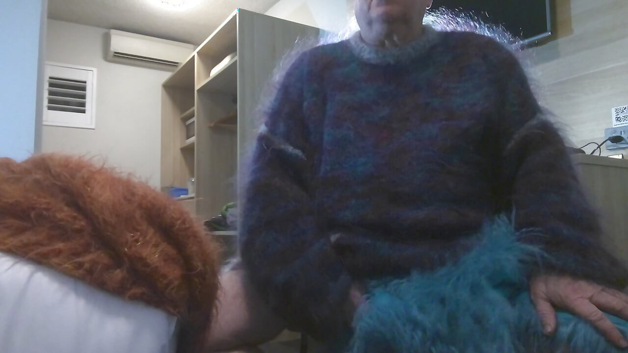 Mohair мастурбація