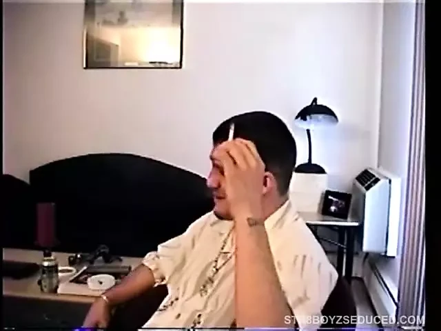 Stroking and Sucking Amateur Straight Boy CJ
