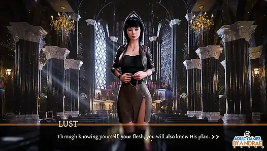 Sisters in Sin Gameplay Part 19 - Helga Caught Fingering in Front of the Altar