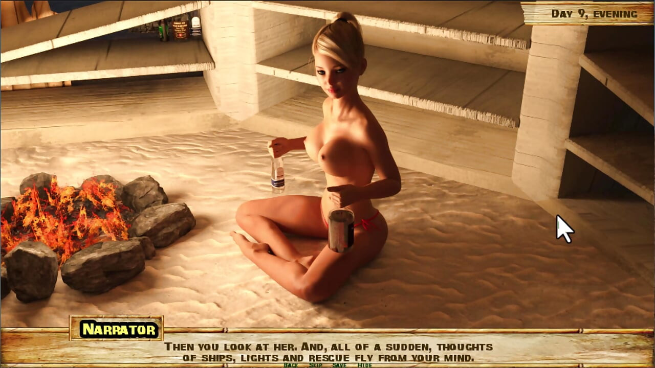 Lewd Island 9 - She grind on my dick till I've cummed - deeptroating is amazing