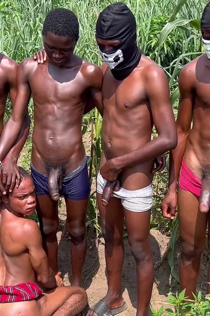 Me Taking Down 5 Boys Big Black Dick at the Cornfield Part 1