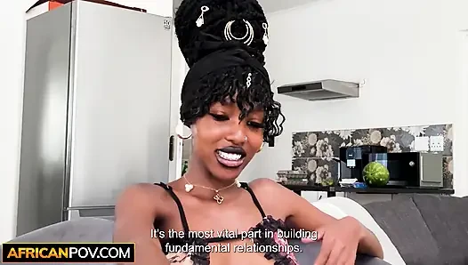 I knew this EBONY TEEN always dreamed of America... guess she is getting there soon