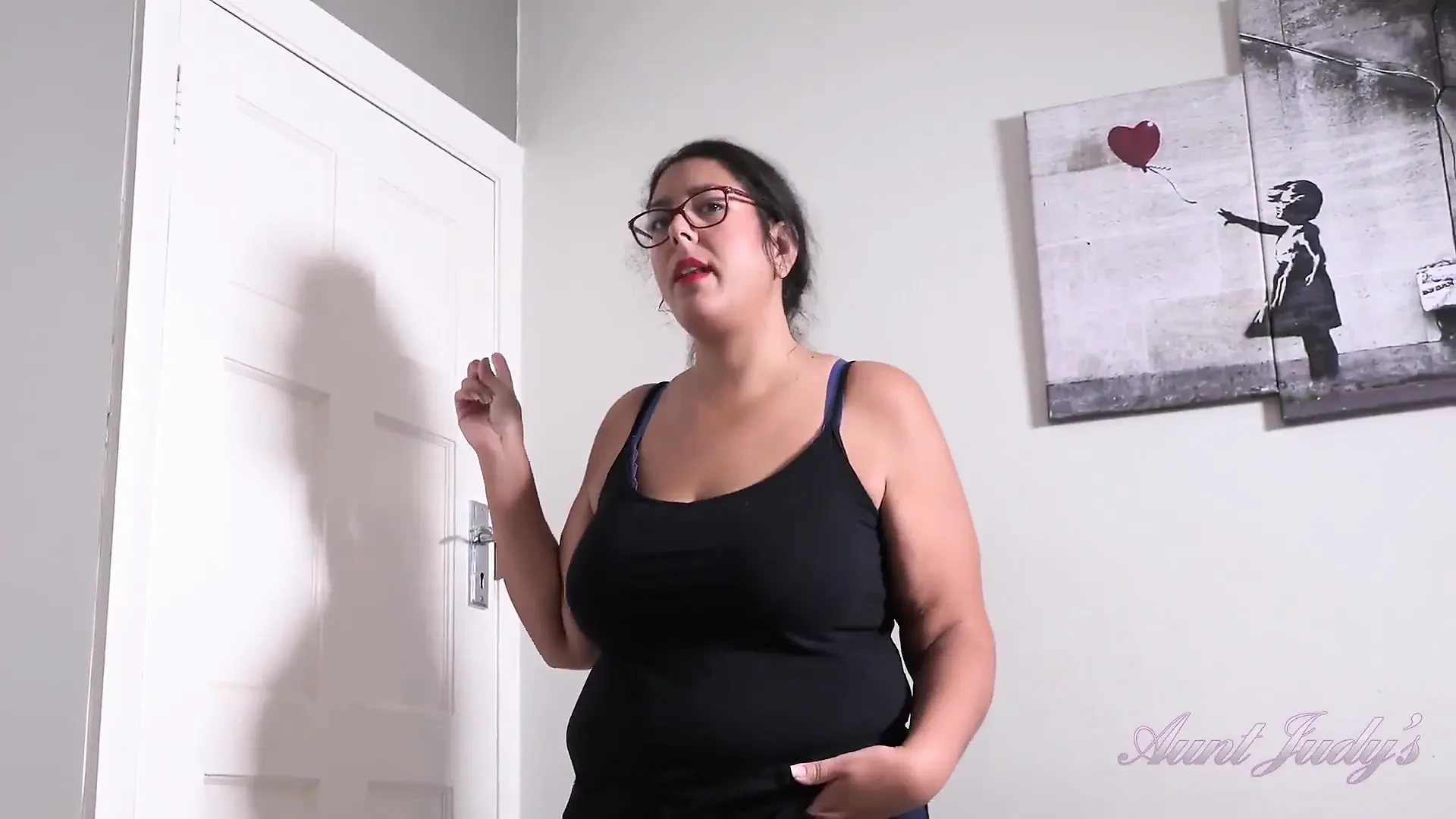 Auntjudys - Your Busty BBW Landlady Cassy Hill Lets You Fuck Her Big Hairy Pussy POV