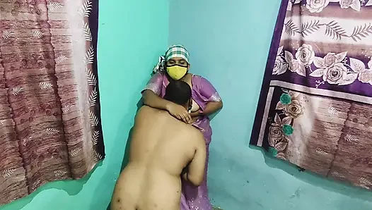 After Shower Sex with Saree and She Love It