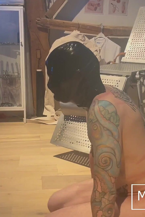 Handing Out Face Slaps to a Slave Who Cant See Them Coming